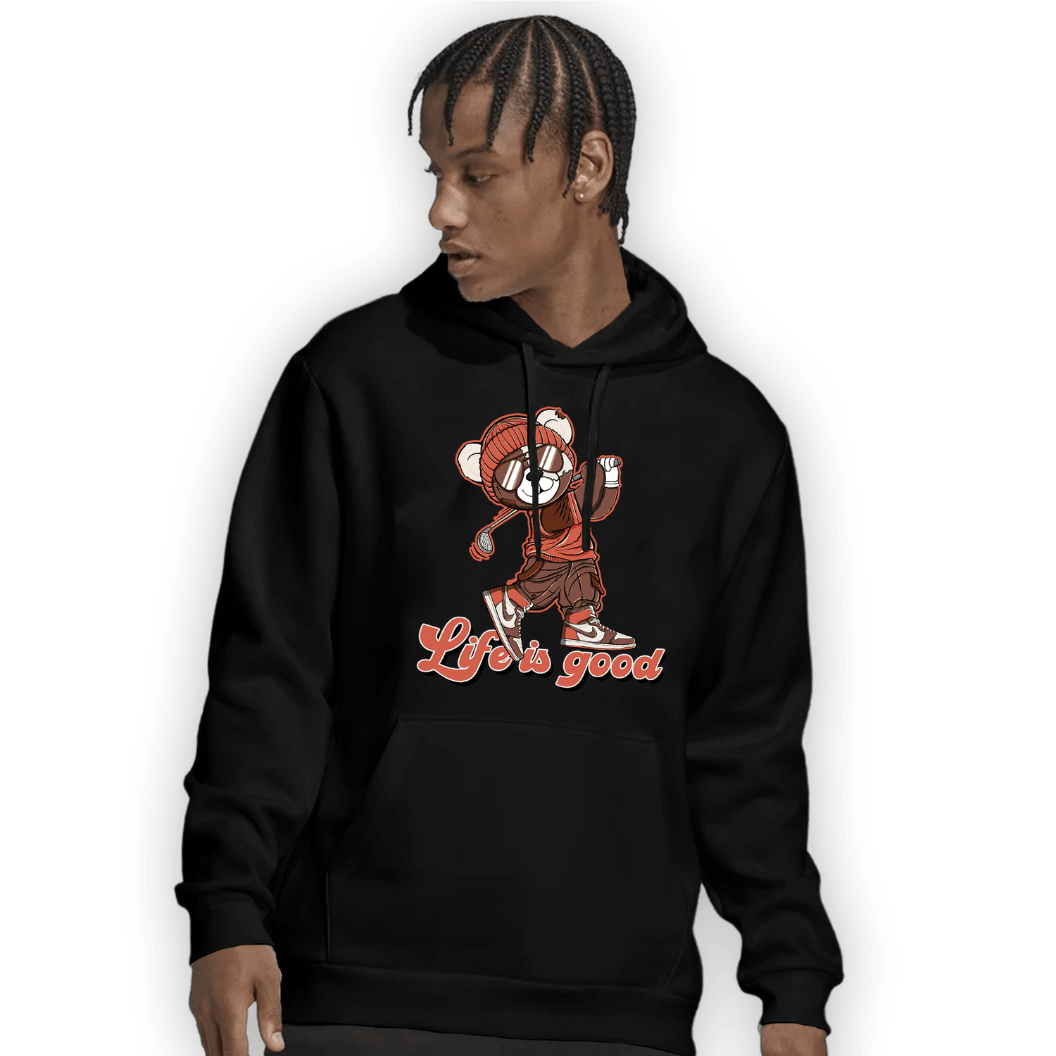 High OG Dusted Clay 1s Hoodie Match BER Like Golf - NastyJamz