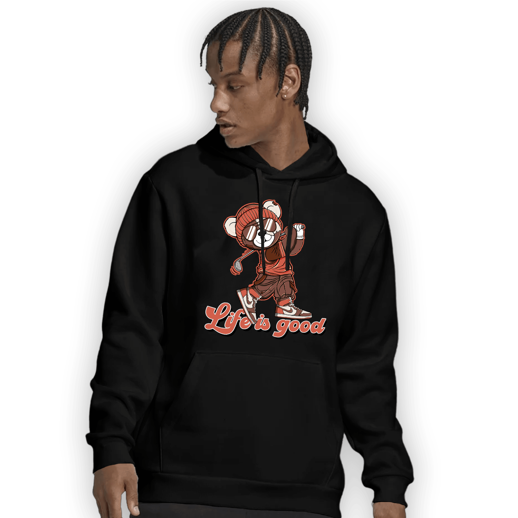 High OG Dusted Clay 1s Hoodie Match BER Like Golf - NastyJamz