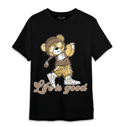 High OG Metallic Gold 1s T Shirt Match BER Like Golf - NastyJamz