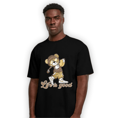 High OG Metallic Gold 1s T Shirt Match BER Like Golf - NastyJamz