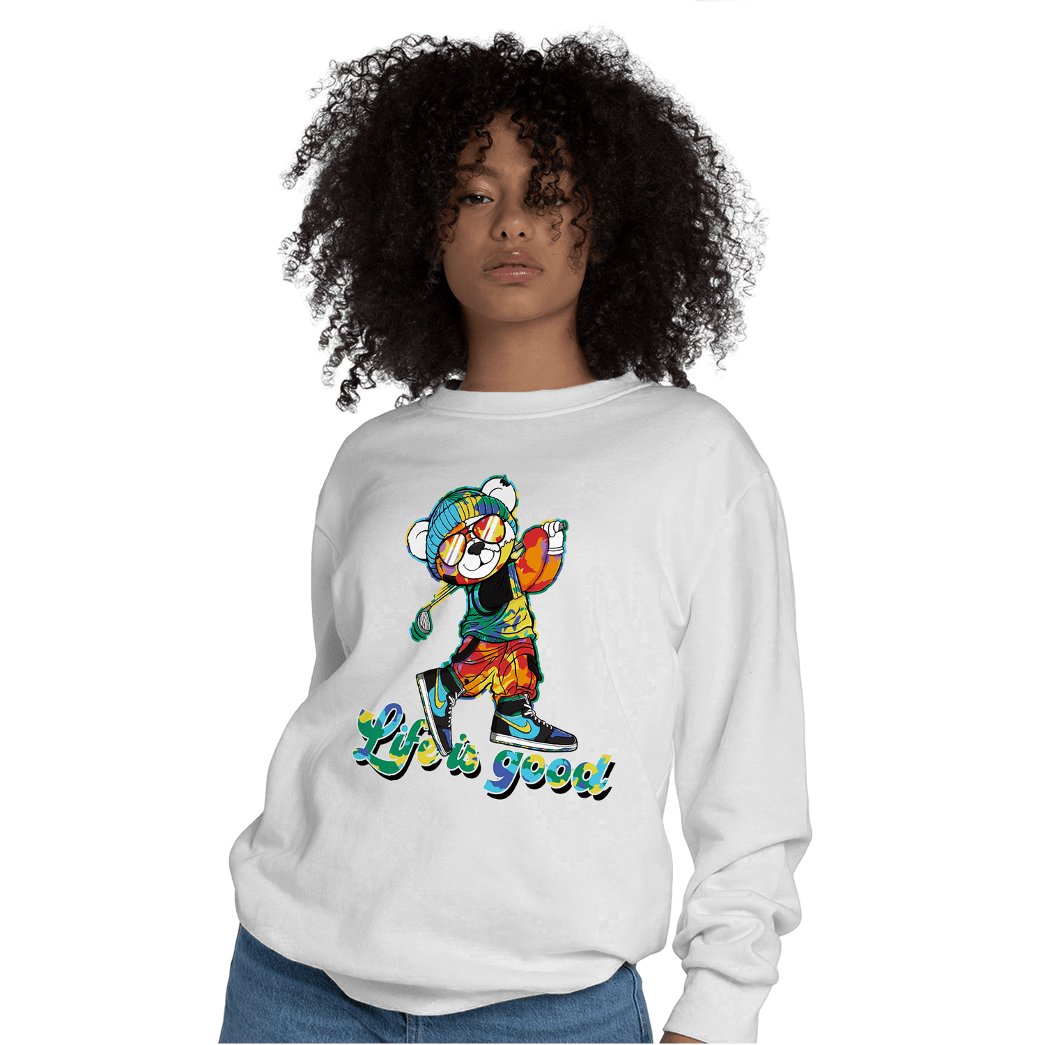 Mid GS Six Championships 1s Sweatshirt Match BER Like Golf - NastyJamz