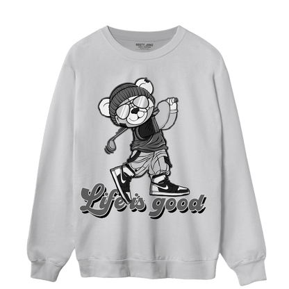 Retro High OG Black White 1s Sweatshirt Match BER Like Golf - NastyJamz