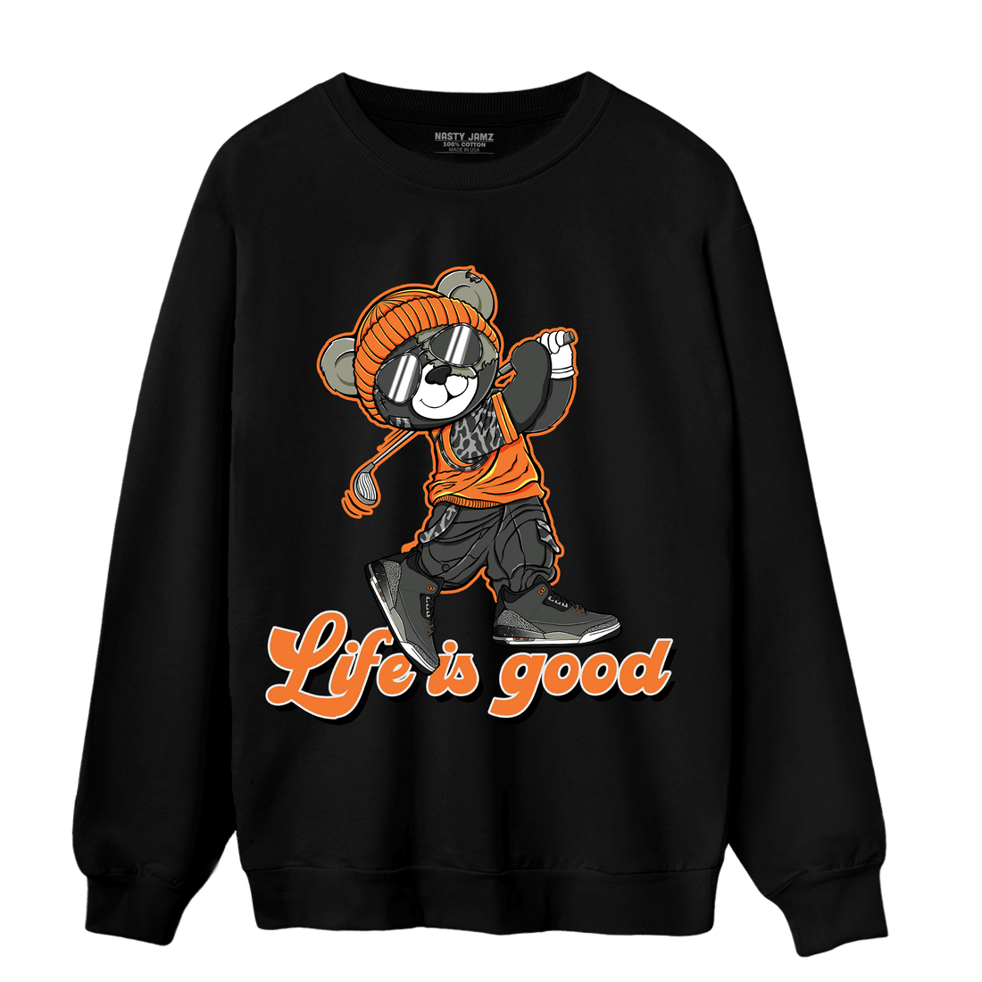 Fear Pack 3s Sweatshirt Match BER Like Golf - NastyJamz