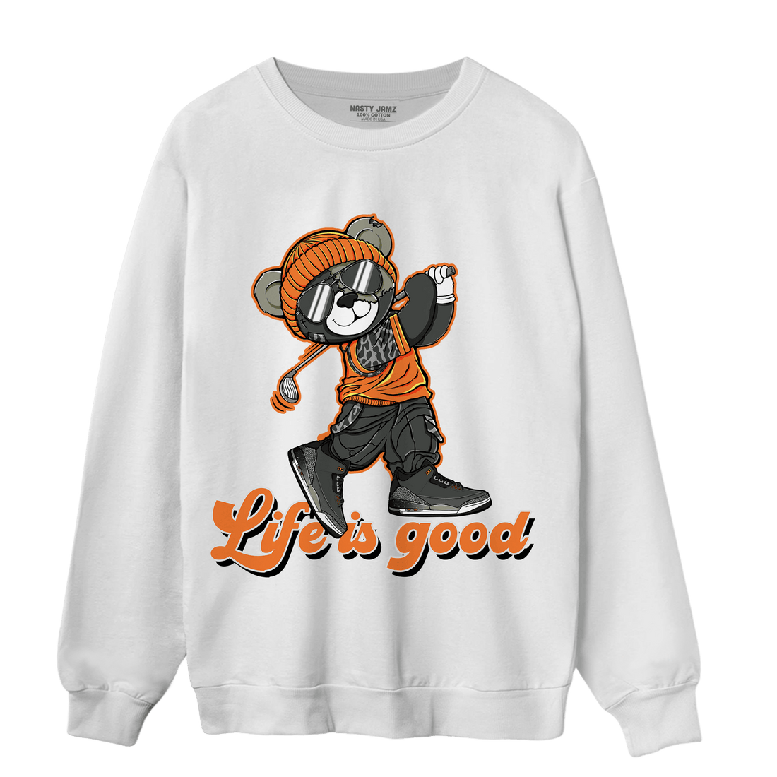Fear Pack 3s Sweatshirt Match BER Like Golf - NastyJamz