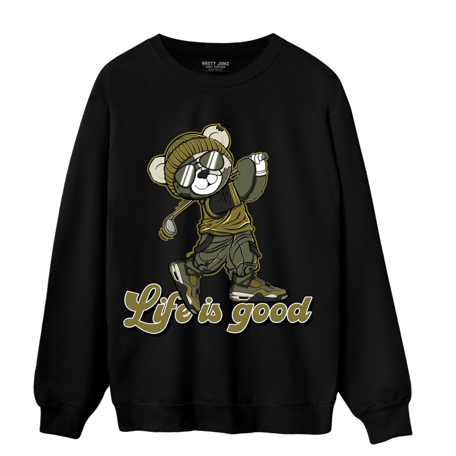 SE Craft Medium Olive 4s Sweatshirt Match BER Like Golf - NastyJamz