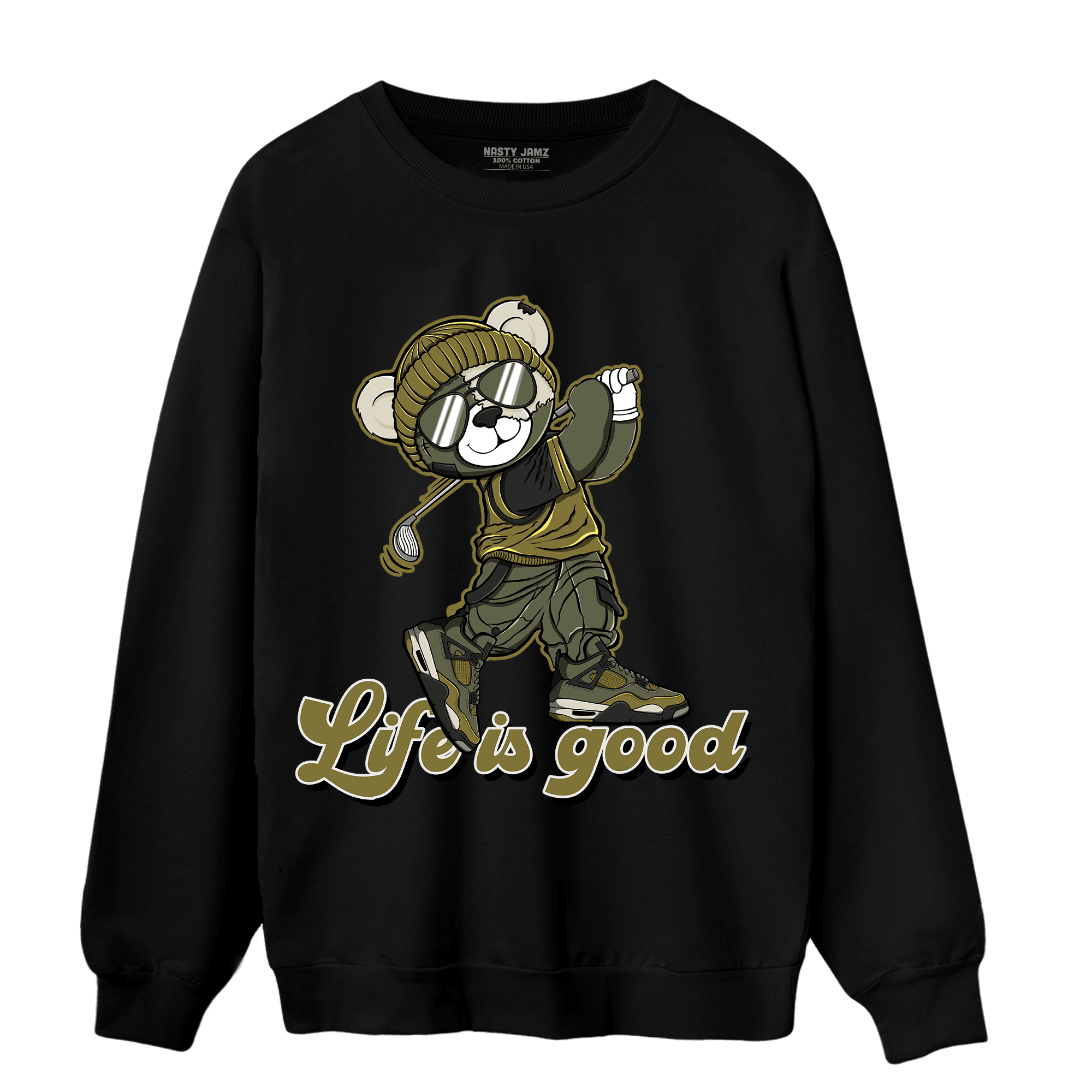 SE Craft Medium Olive 4s Sweatshirt Match BER Like Golf - NastyJamz