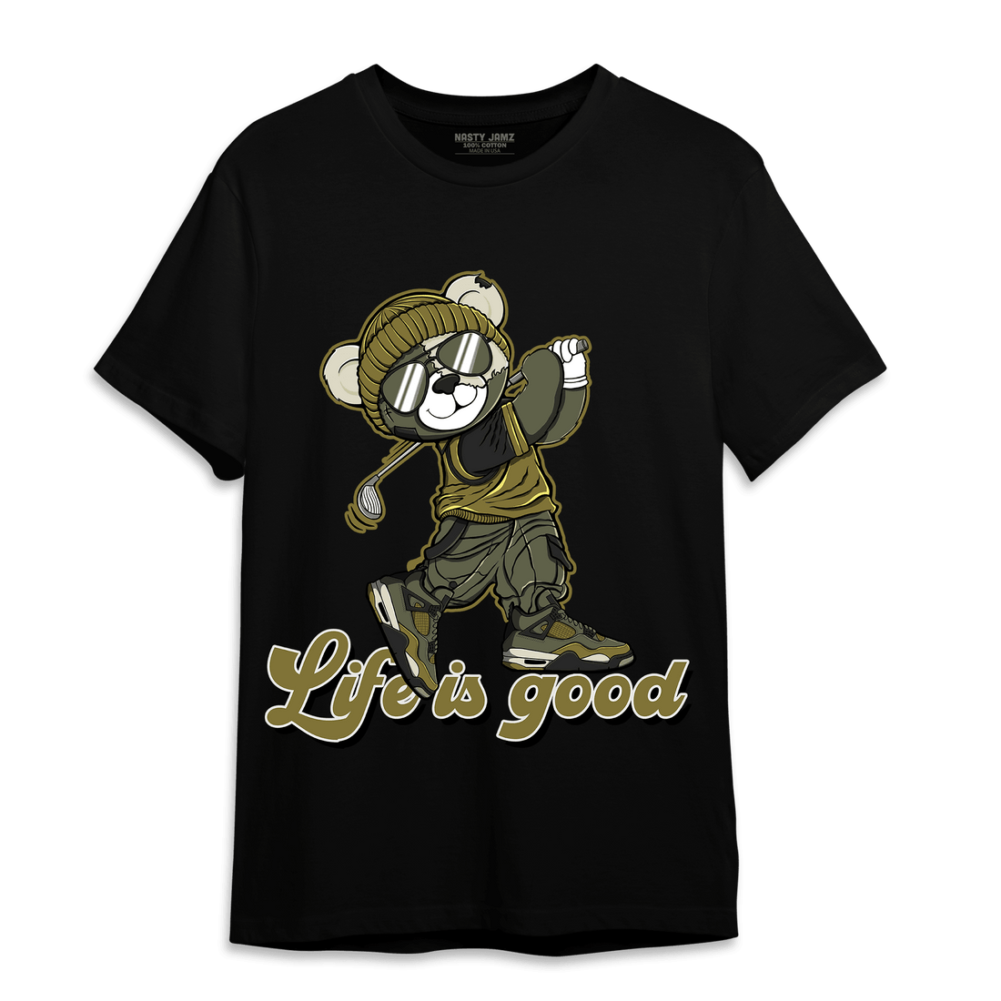 SE Craft Medium Olive 4s T Shirt Match BER Like Golf - NastyJamz