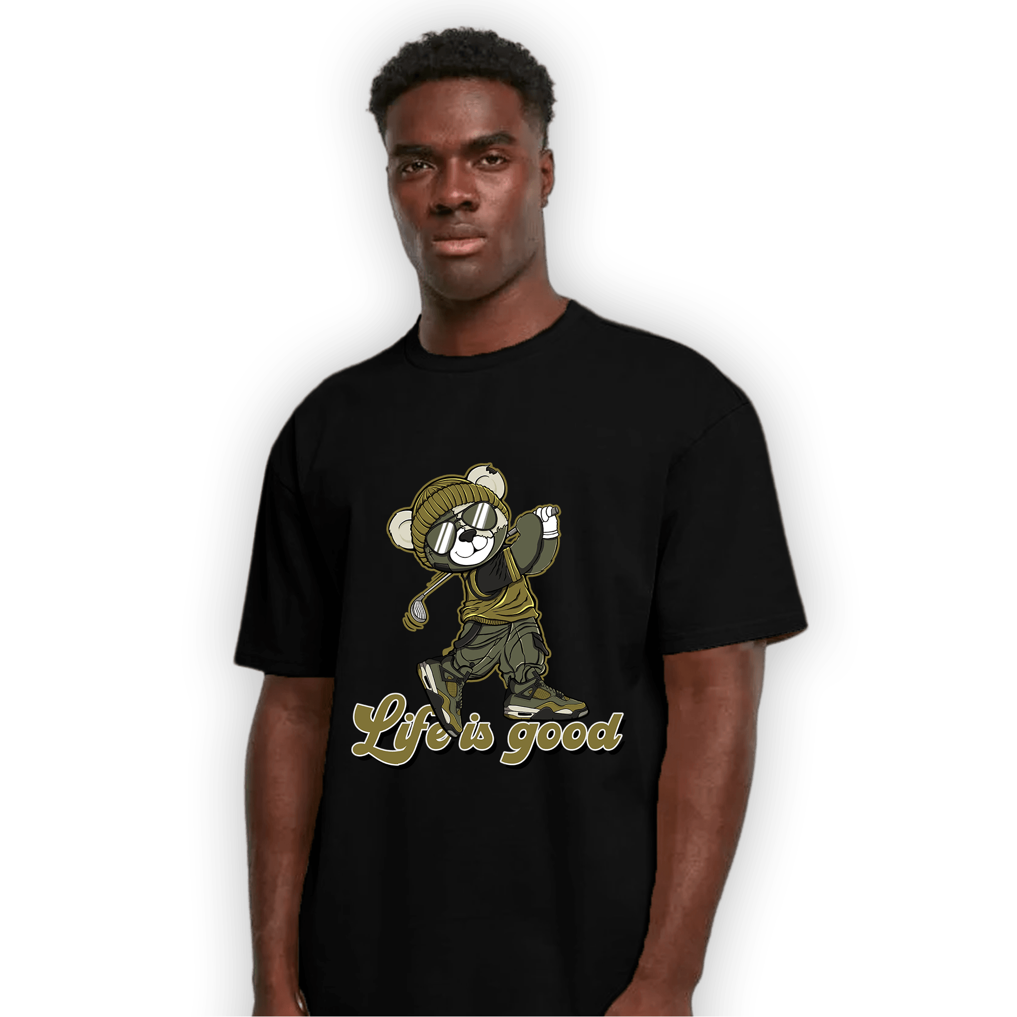 SE Craft Medium Olive 4s T Shirt Match BER Like Golf - NastyJamz