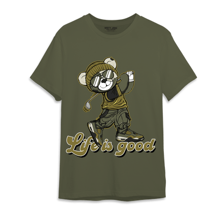 SE Craft Medium Olive 4s T Shirt Match BER Like Golf - NastyJamz