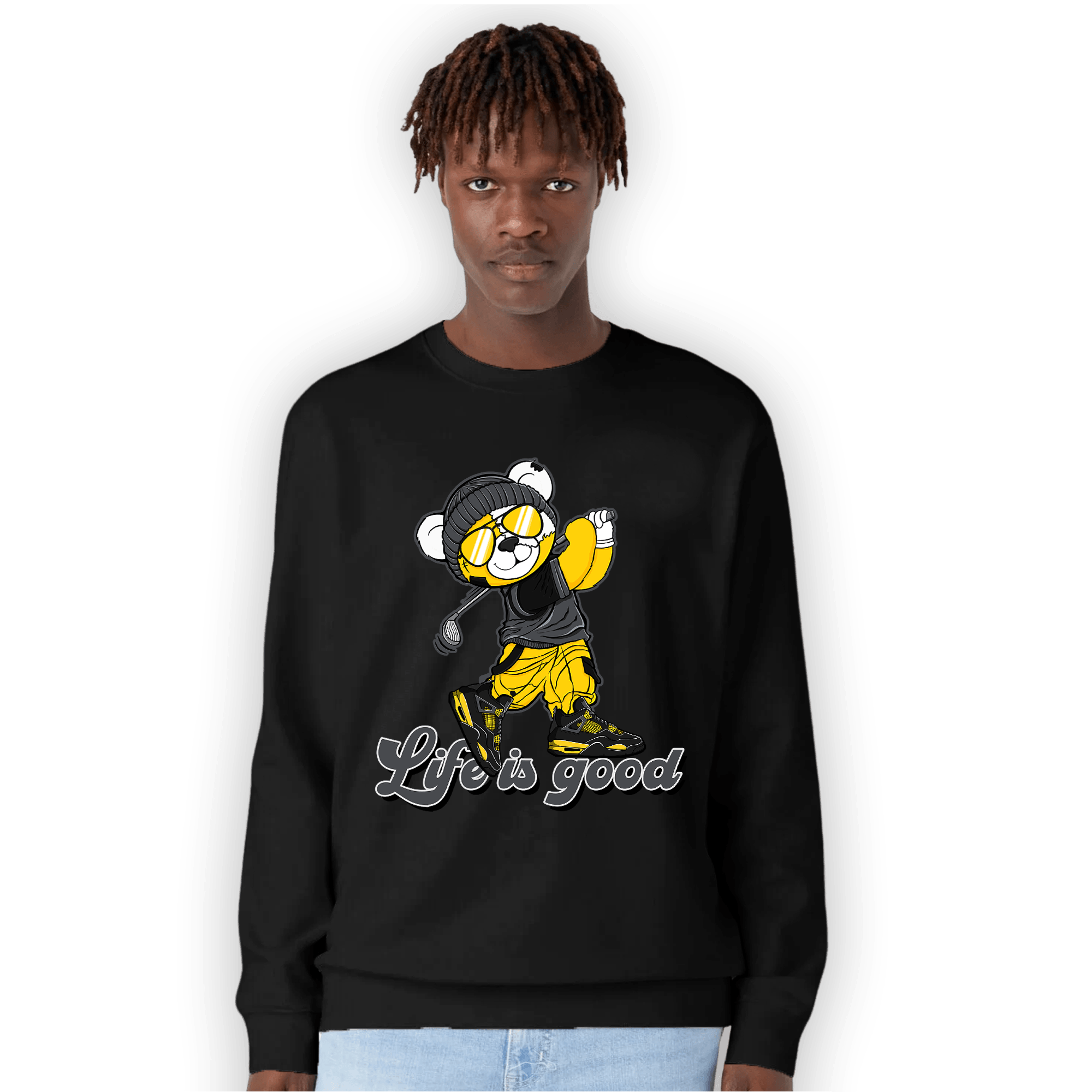 Thunder 4s Sweatshirt Match BER Like Golf - NastyJamz