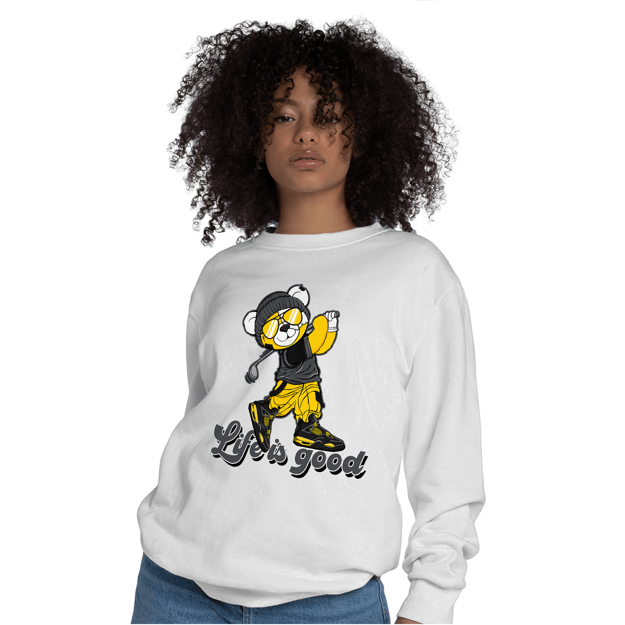 Thunder 4s Sweatshirt Match BER Like Golf - NastyJamz