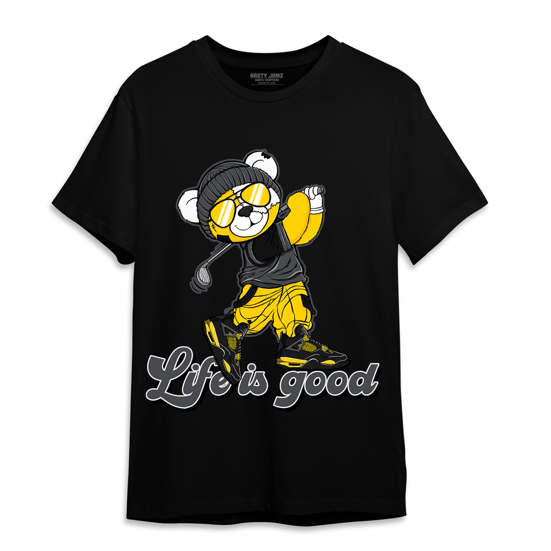 Thunder 4s T Shirt Match BER Like Golf - NastyJamz