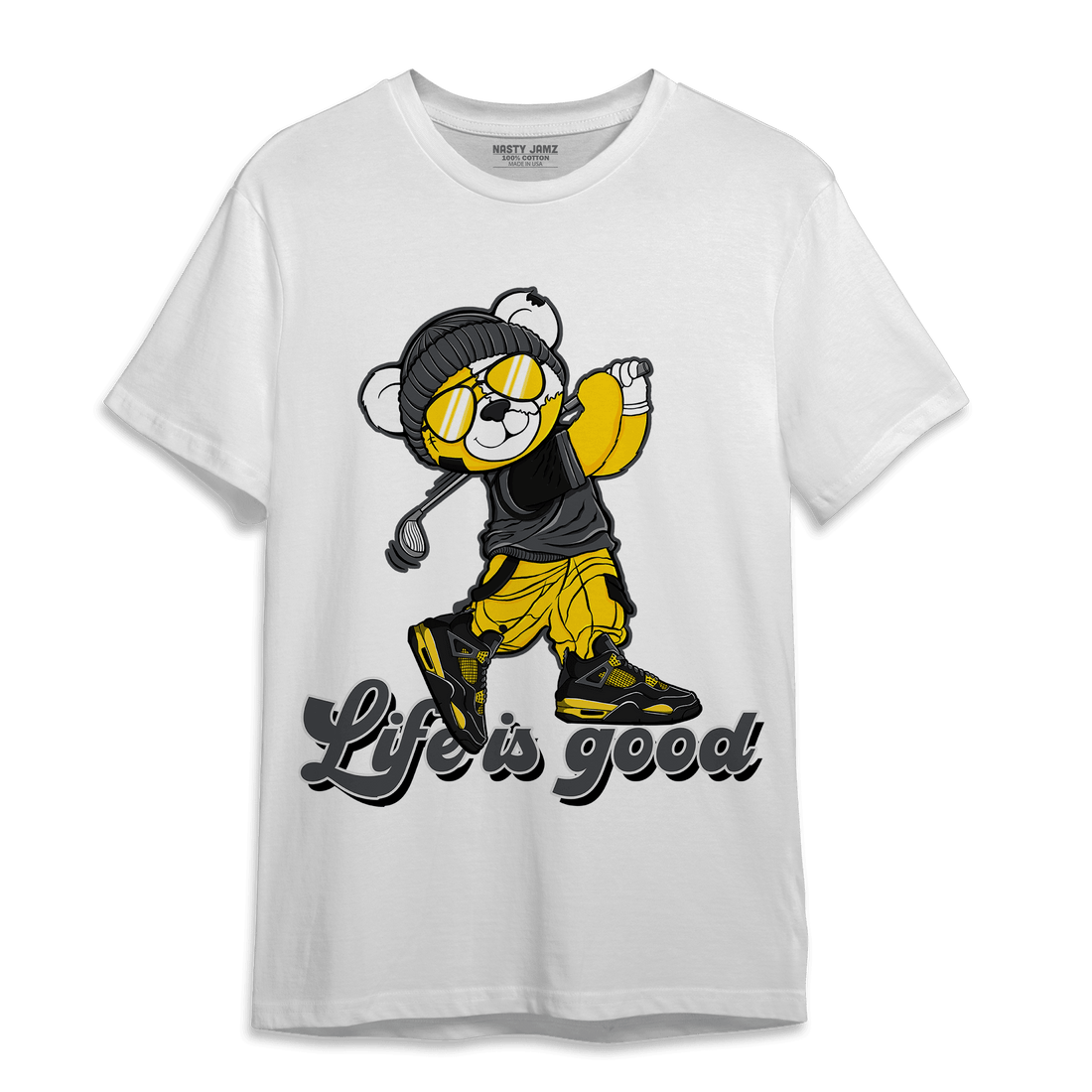 Thunder 4s T Shirt Match BER Like Golf - NastyJamz