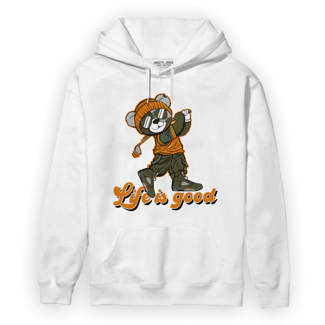 Olive 5s Hoodie Match BER Like Golf - NastyJamz