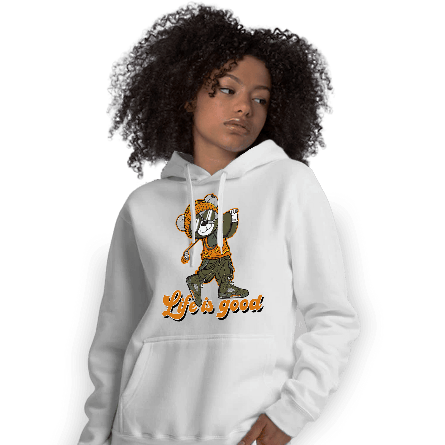 Olive 5s Hoodie Match BER Like Golf - NastyJamz