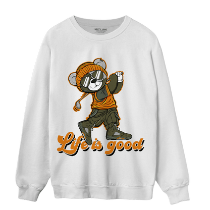 Olive 5s Sweatshirt Match BER Like Golf - NastyJamz