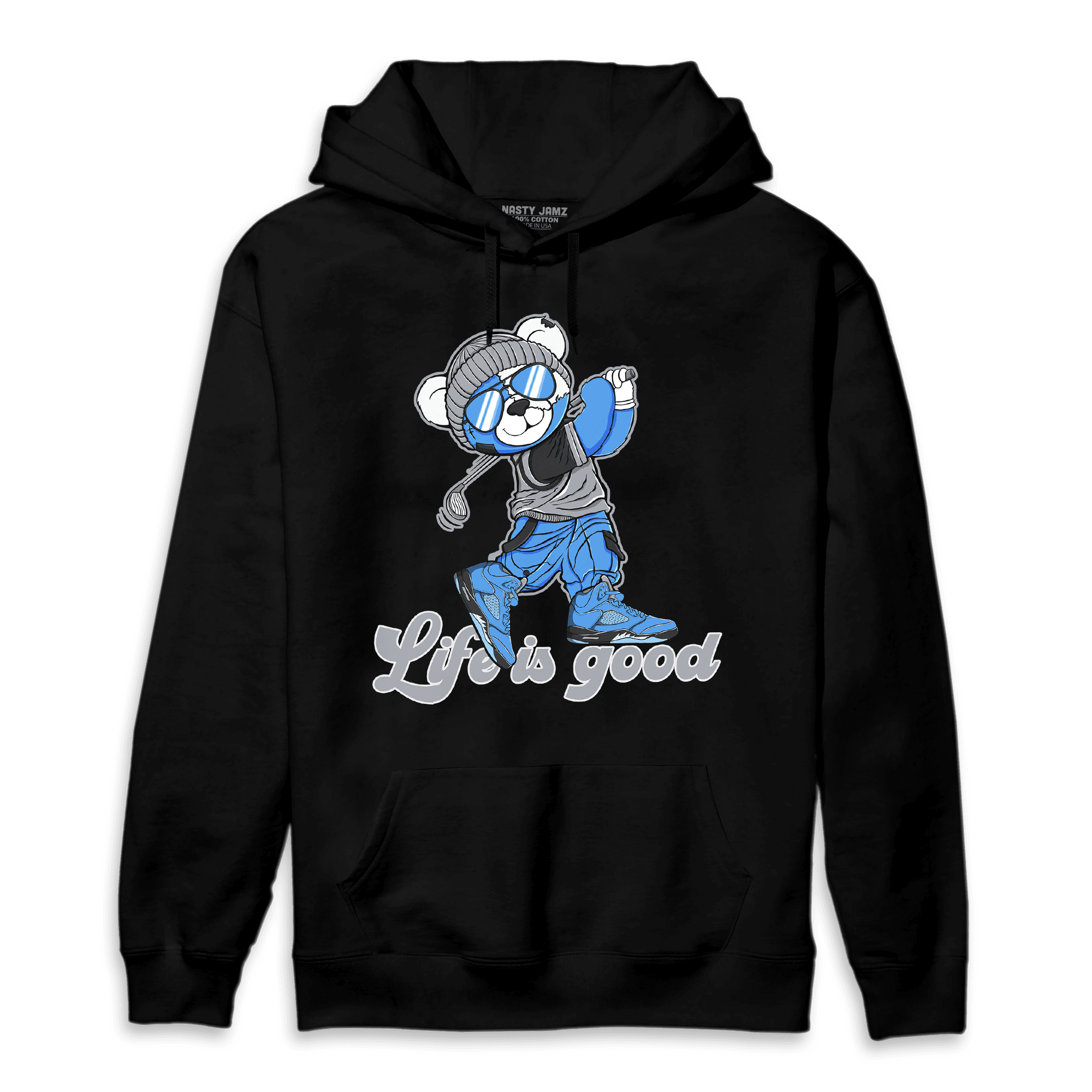 University Blue 5s Hoodie Match BER Like Golf - NastyJamz