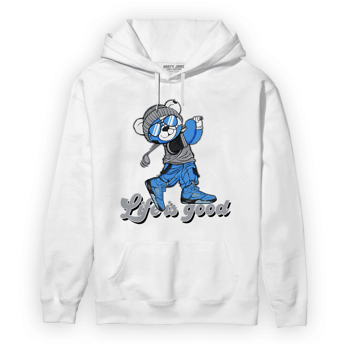 University Blue 5s Hoodie Match BER Like Golf - NastyJamz