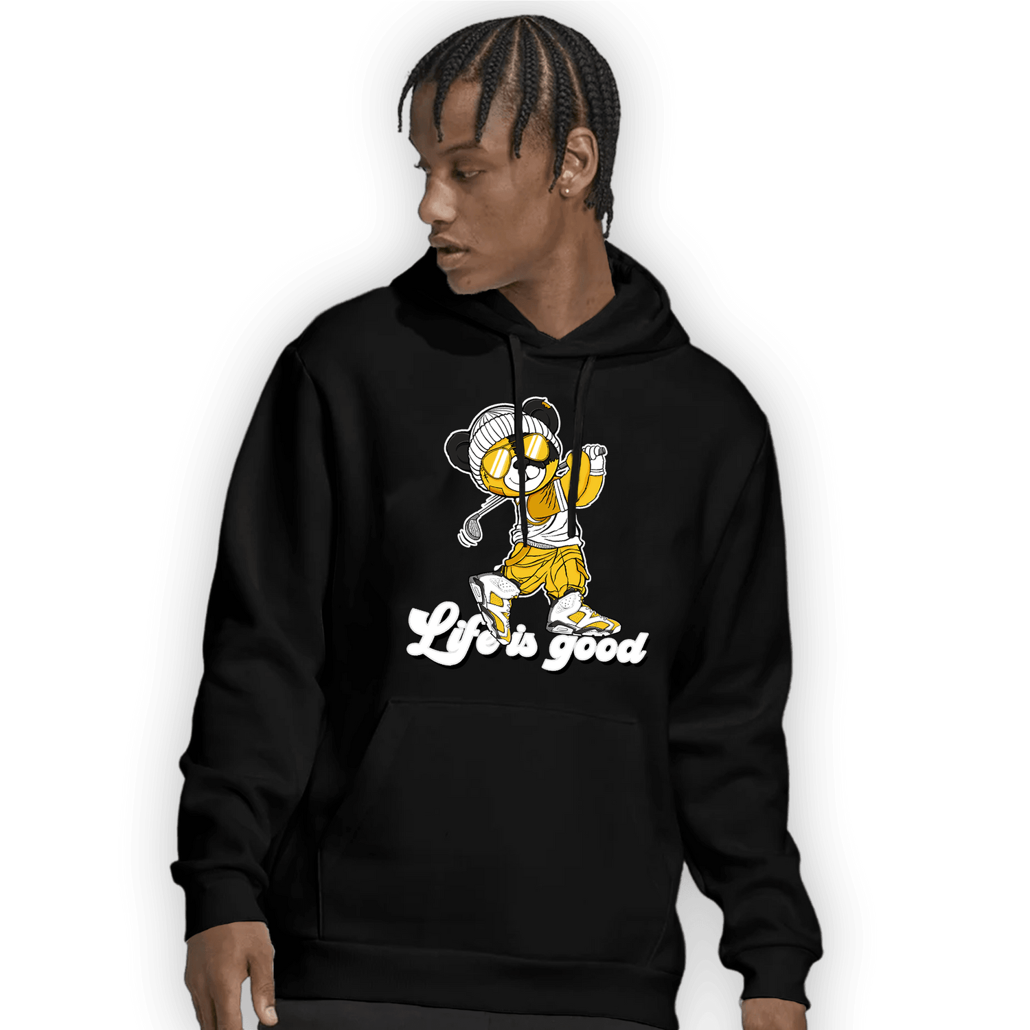 Yellow Ochre 6s Hoodie Match BER Like Golf - NastyJamz