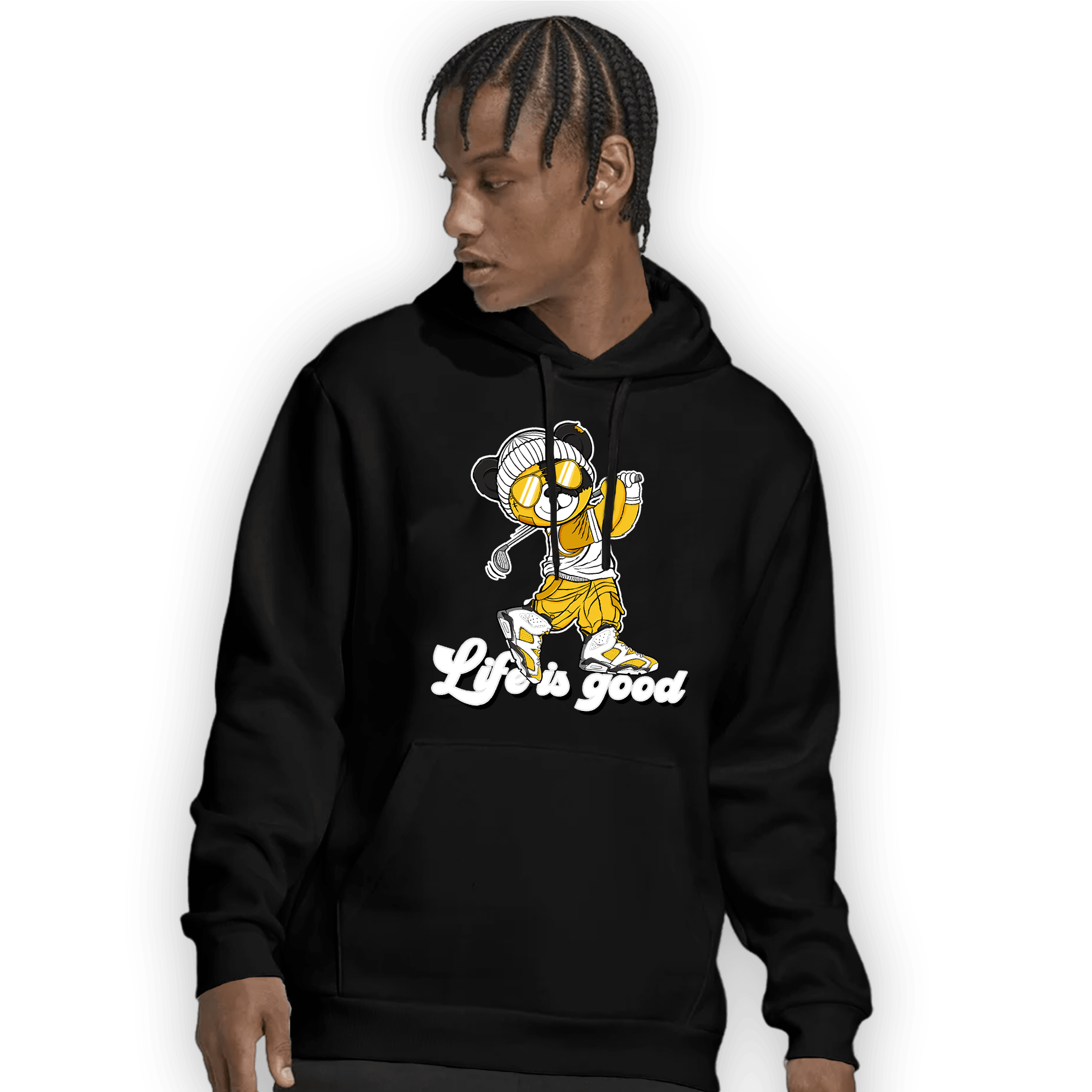 Yellow Ochre 6s Hoodie Match BER Like Golf - NastyJamz