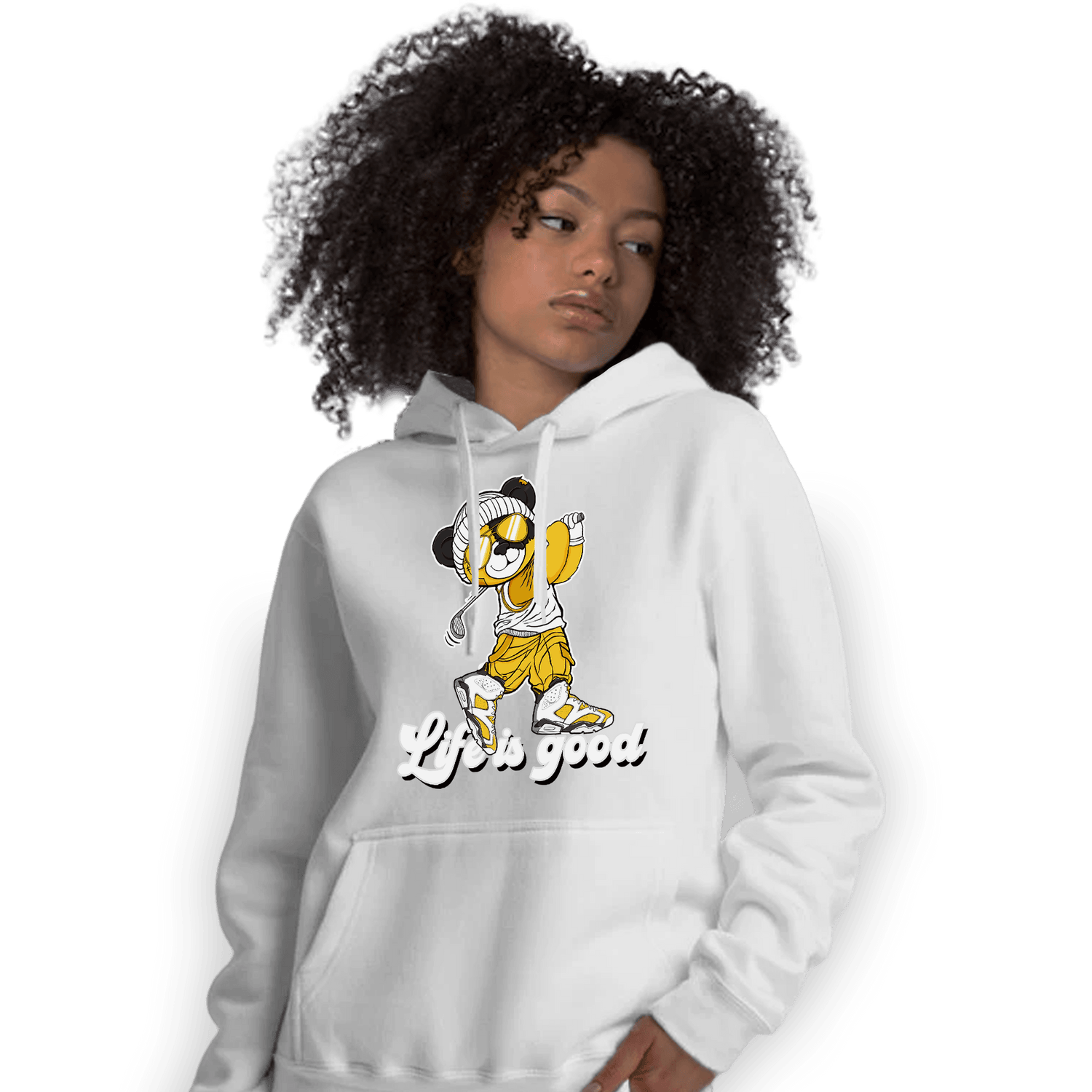 Yellow Ochre 6s Hoodie Match BER Like Golf - NastyJamz