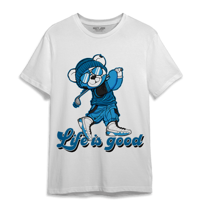 Powder Blue 9s T Shirt Match BER Like Golf - NastyJamz