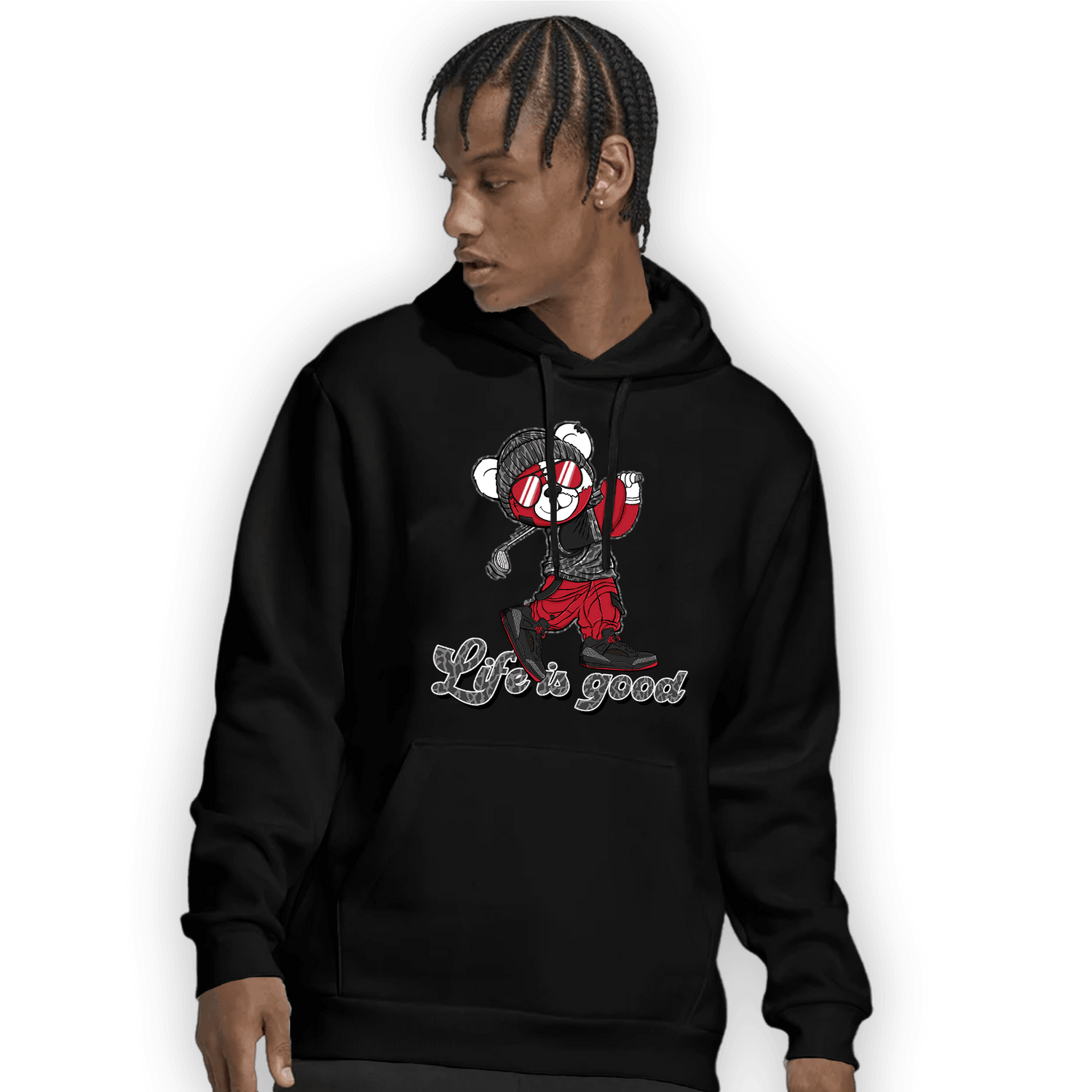 Spizike Low Bred Hoodie Match BER Like Golf - NastyJamz