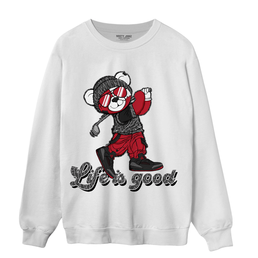 Spizike Low Bred Sweatshirt Match BER Like Golf - NastyJamz