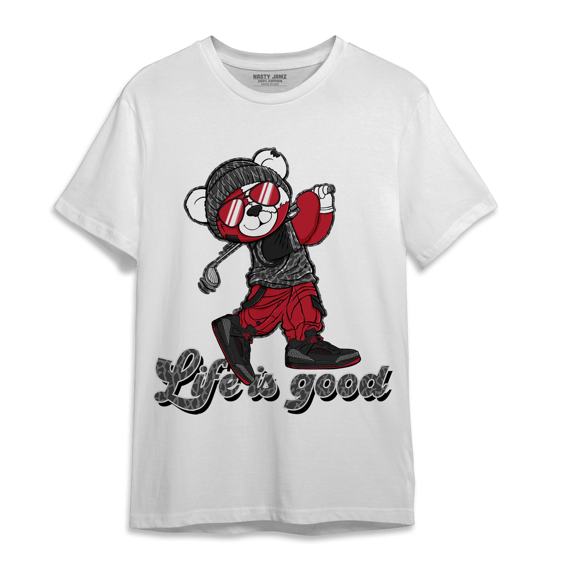 Spizike Low Bred T Shirt Match BER Like Golf - NastyJamz