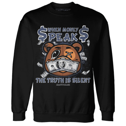 Low-Diffused-Blue-11s-Sweatshirt-Match-BER-Money-Speaks-Truth-Silent