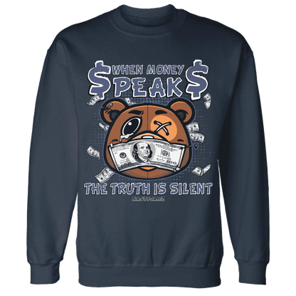 Low-Diffused-Blue-11s-Sweatshirt-Match-BER-Money-Speaks-Truth-Silent