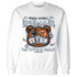 Mid Diffused Blue Grey 1s Sweatshirt Match BER Money Speaks Truth Silent - NastyJamz