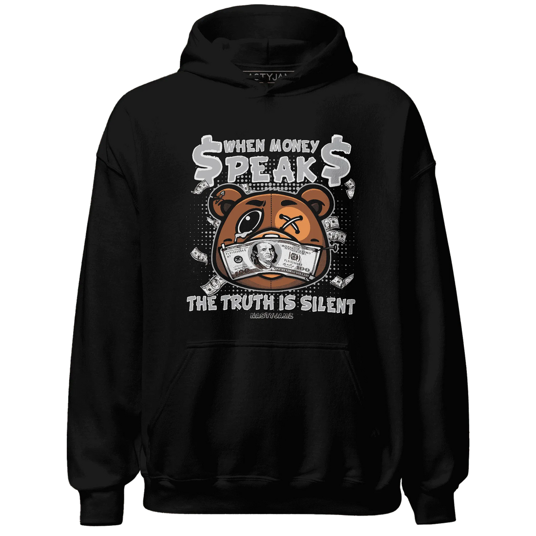Wolf-Grey-1s-Hoodie-Match-BER-Money-Speaks-Truth-Silent