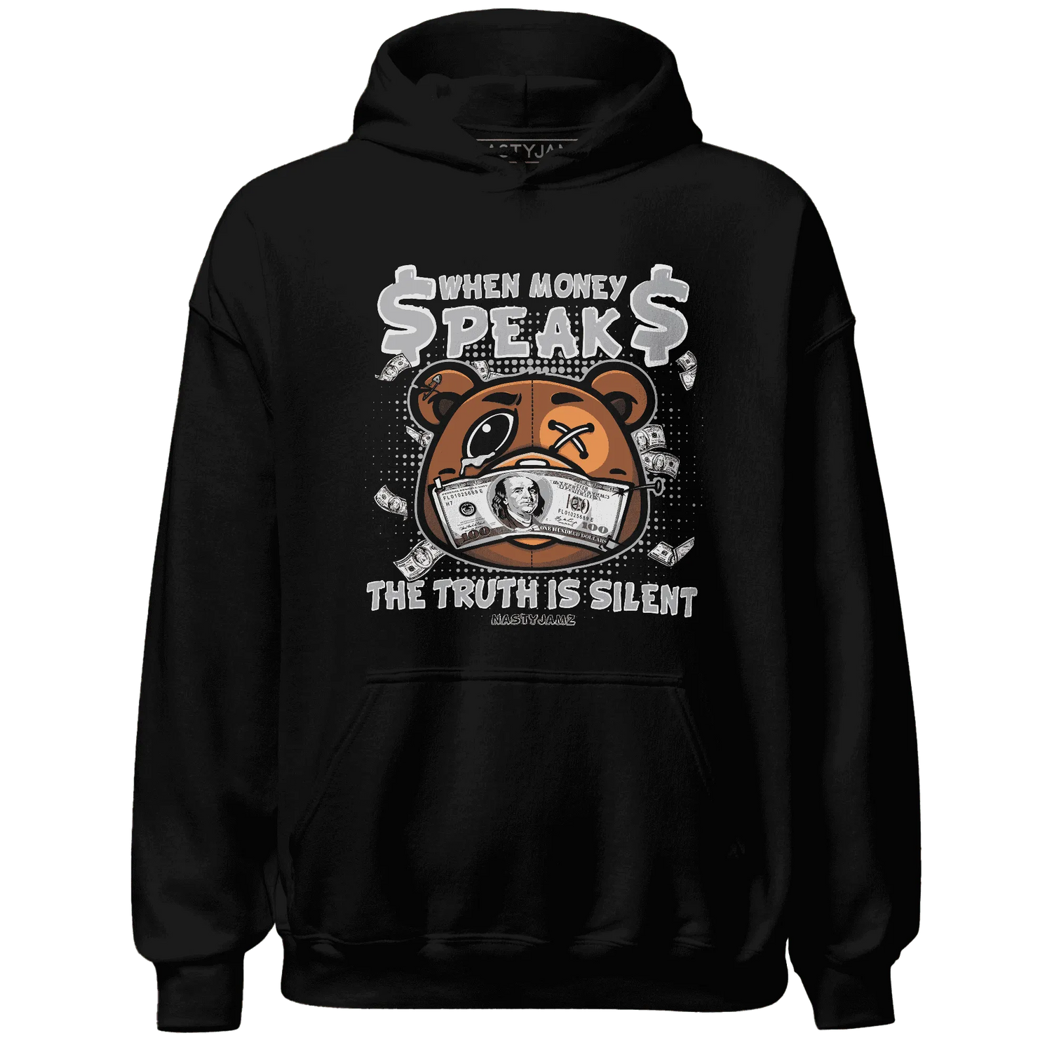Wolf-Grey-1s-Hoodie-Match-BER-Money-Speaks-Truth-Silent