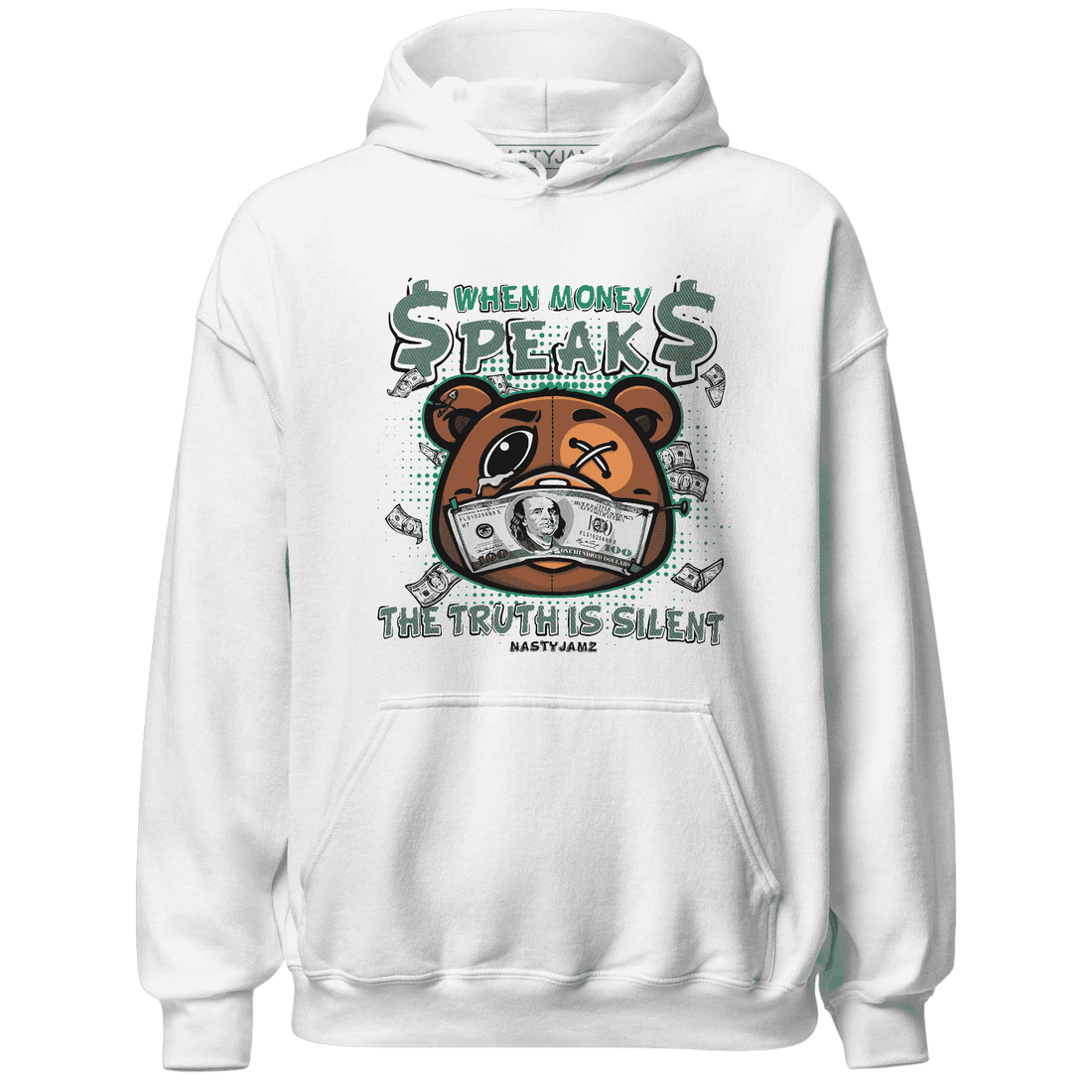 Nina CN Abney 3s Hoodie Match BER Money Speaks Truth Silent - NastyJamz