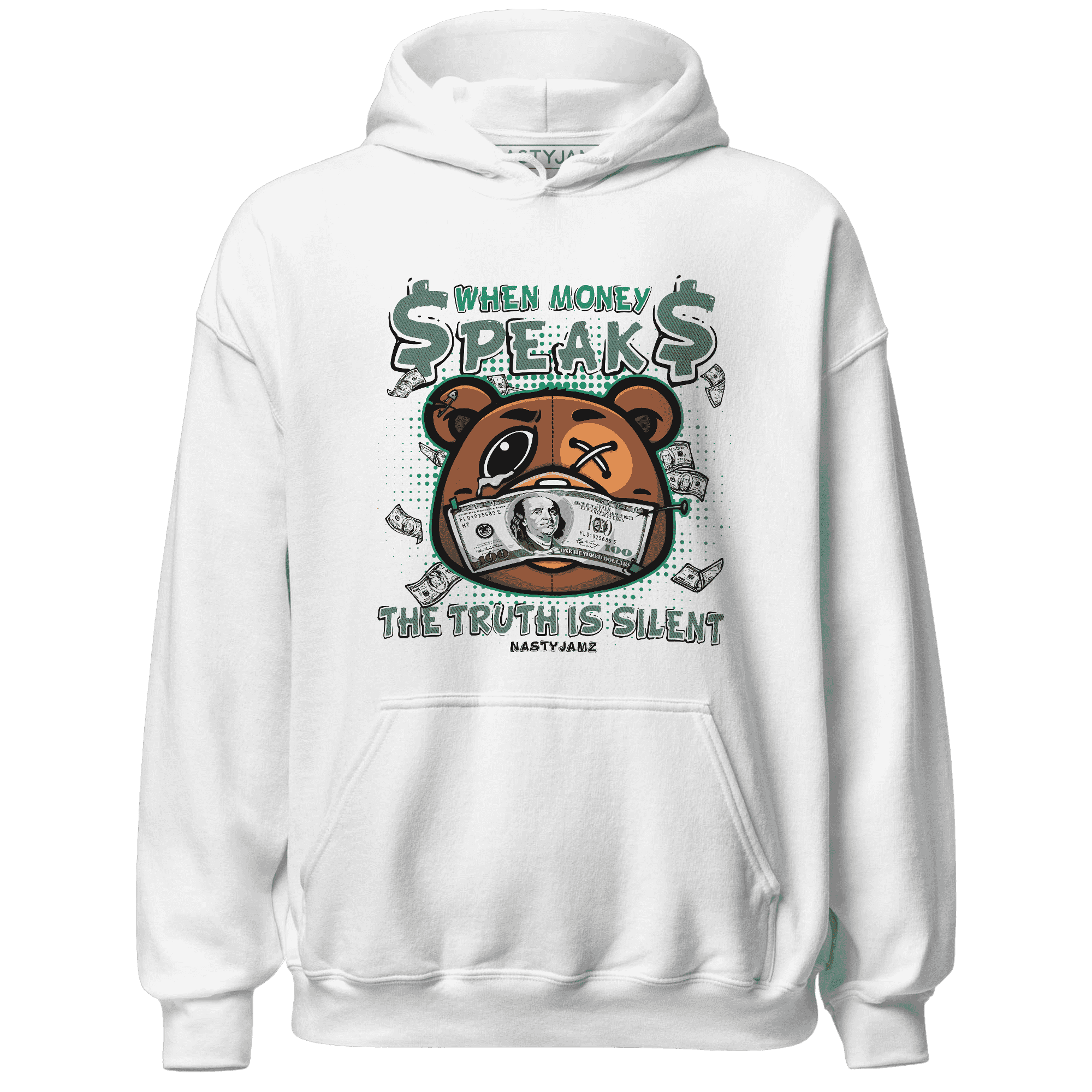 Nina CN Abney 3s Hoodie Match BER Money Speaks Truth Silent - NastyJamz