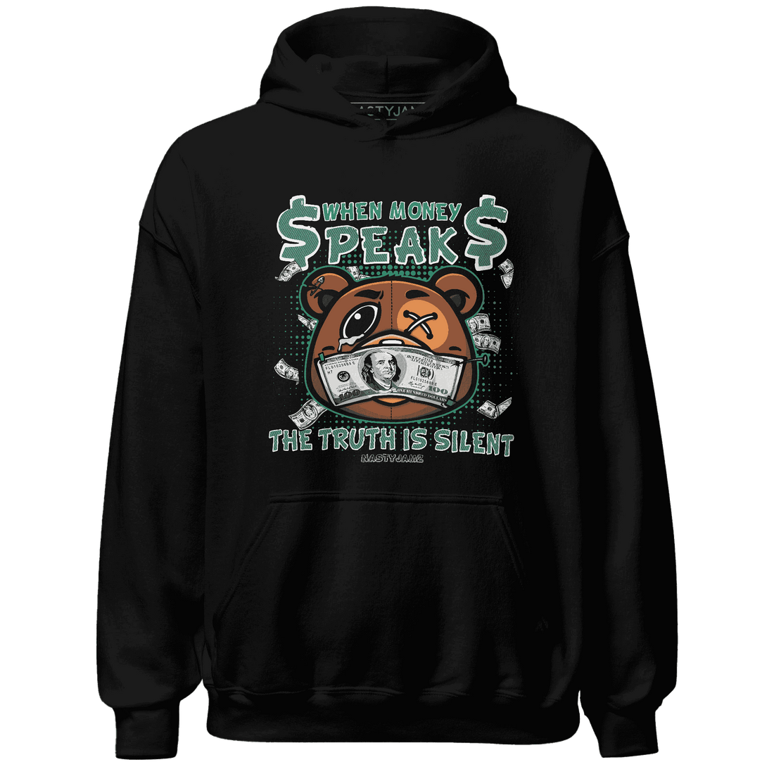Nina CN Abney 3s Hoodie Match BER Money Speaks Truth Silent - NastyJamz