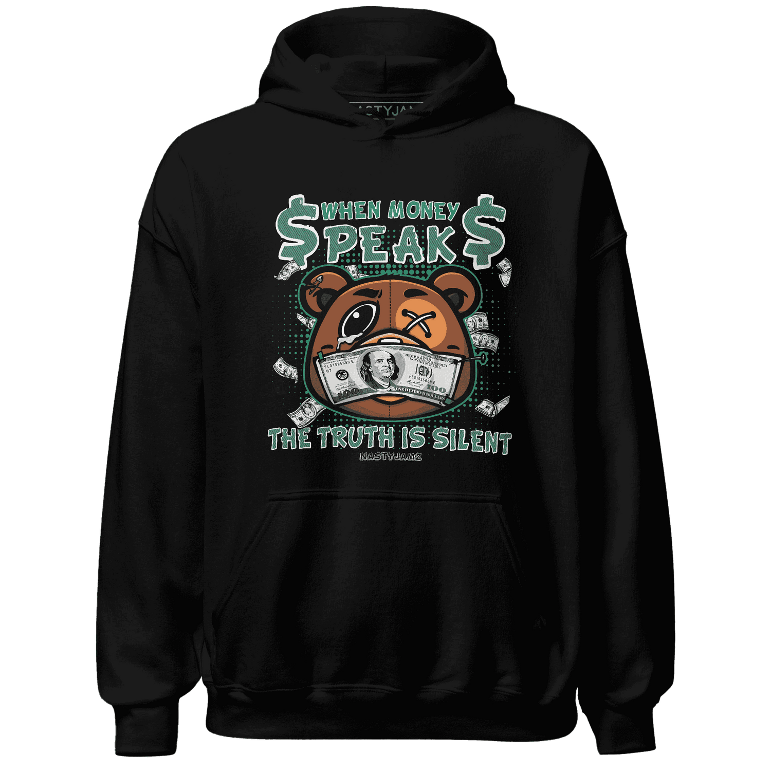 Nina CN Abney 3s Hoodie Match BER Money Speaks Truth Silent - NastyJamz