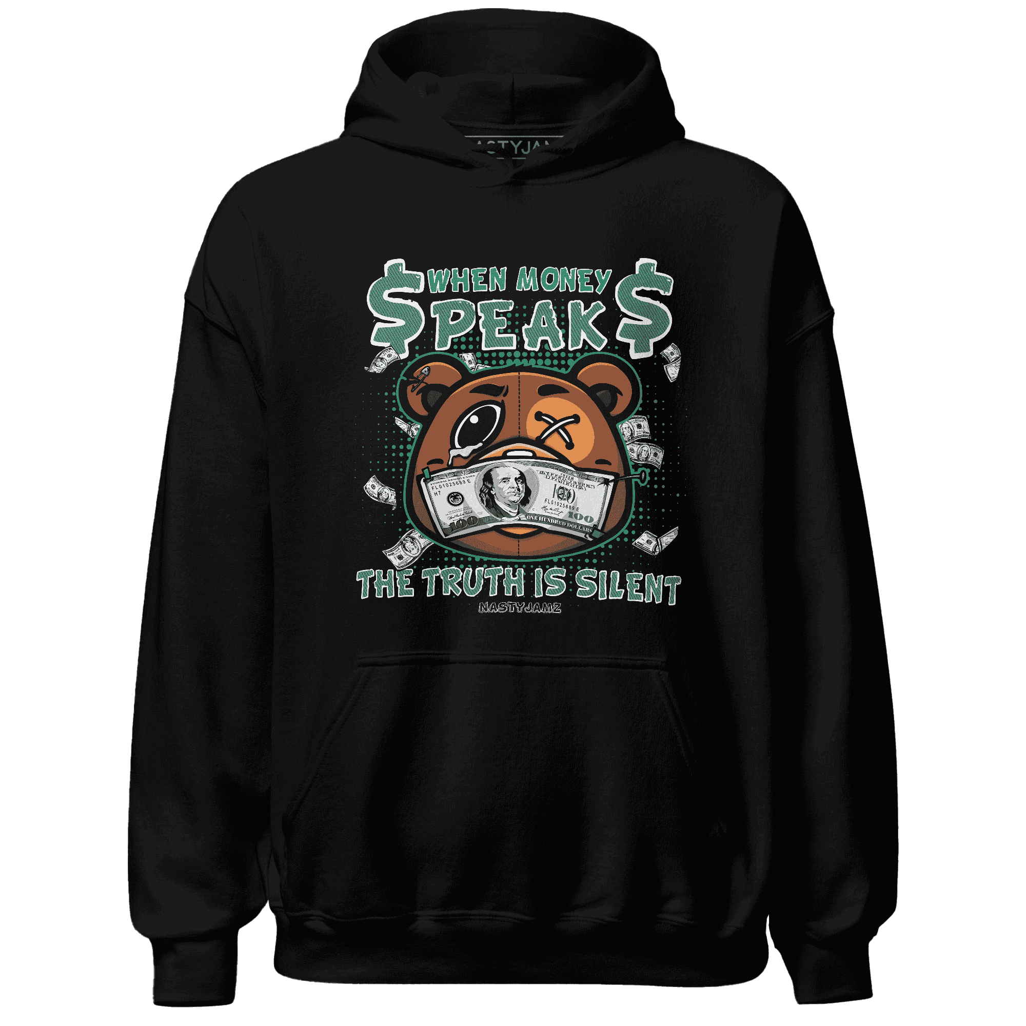 Nina CN Abney 3s Hoodie Match BER Money Speaks Truth Silent - NastyJamz