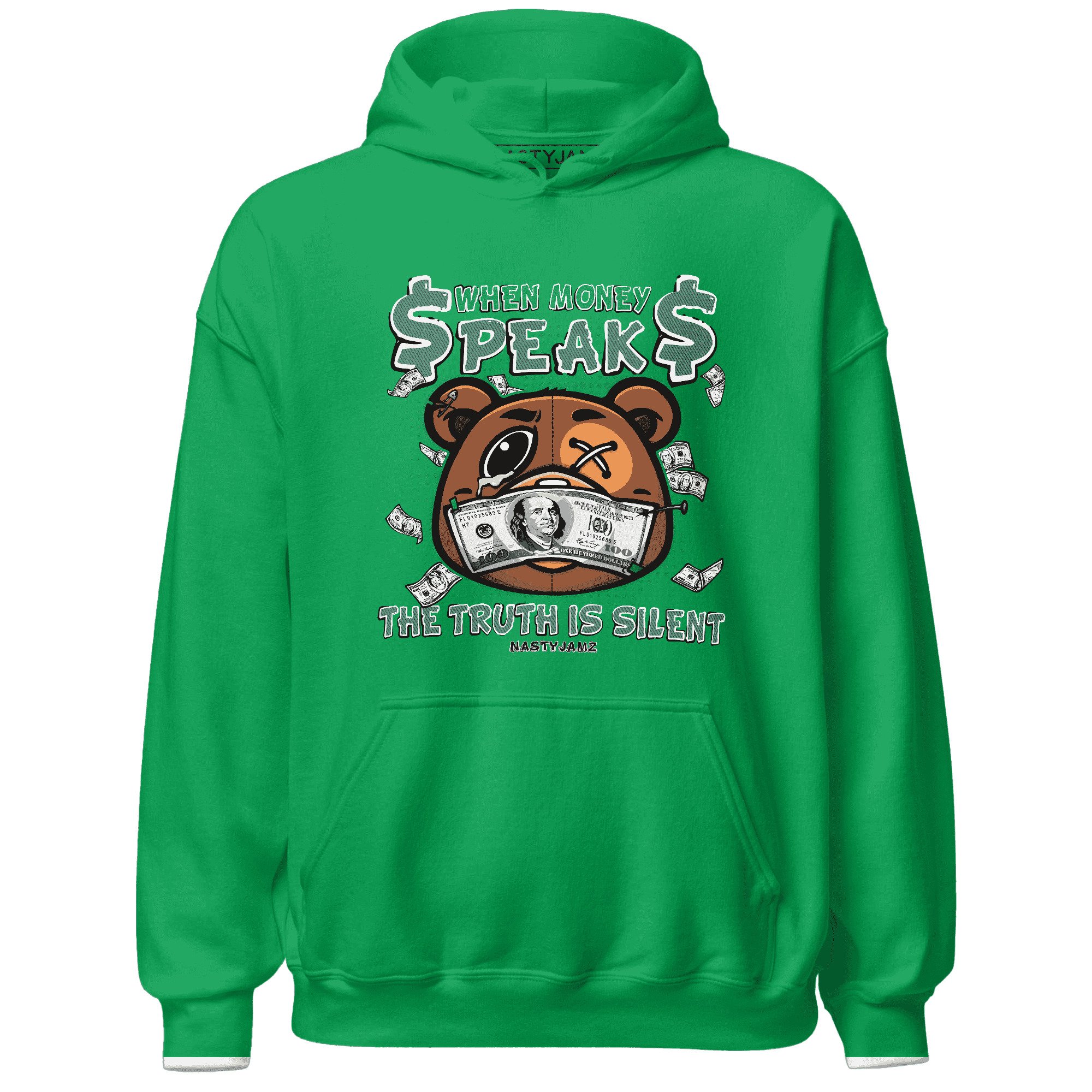 Nina CN Abney 3s Hoodie Match BER Money Speaks Truth Silent - NastyJamz