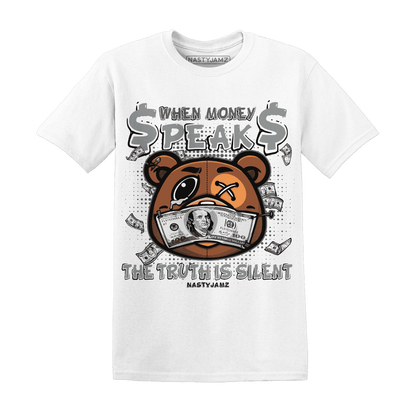 Paris Olympicsss 4s T Shirt Match BER Money Speaks Truth Silent - NastyJamz