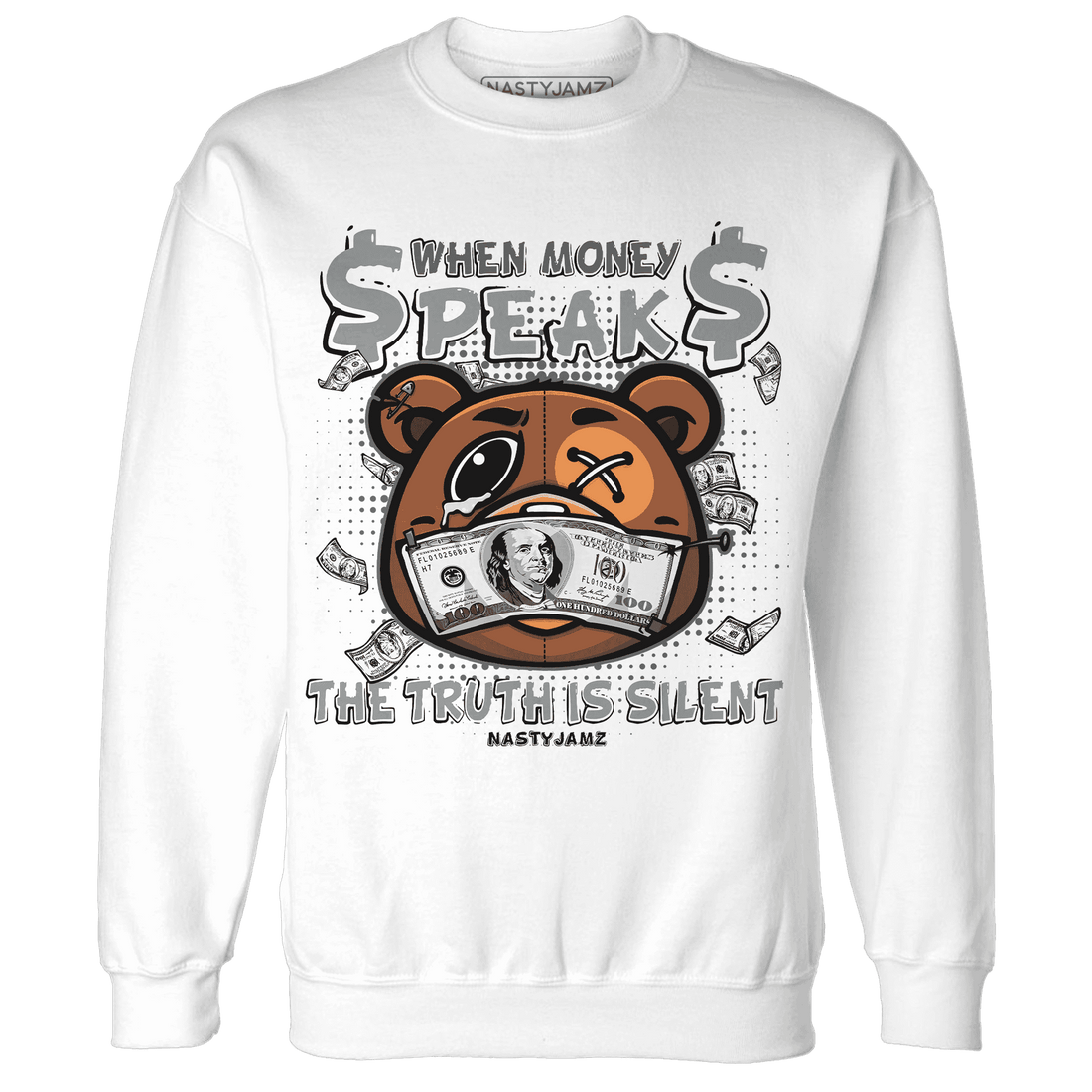 Paris Olympicsss 4s Sweatshirt Match BER Money Speaks Truth Silent - NastyJamz