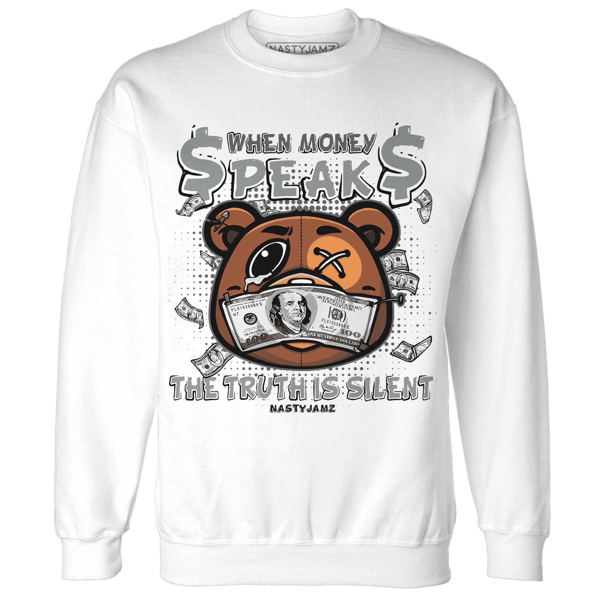 Paris Olympicsss 4s Sweatshirt Match BER Money Speaks Truth Silent - NastyJamz