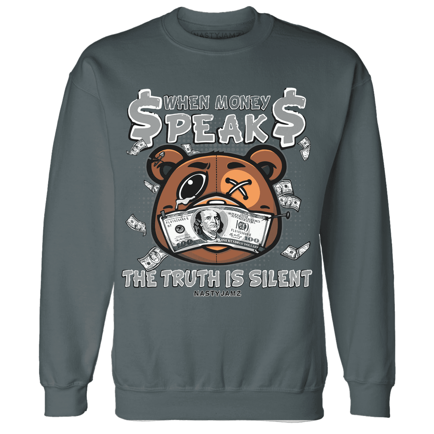Paris Olympicsss 4s Sweatshirt Match BER Money Speaks Truth Silent - NastyJamz