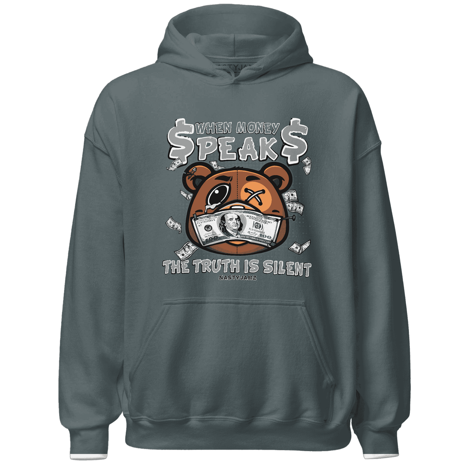 Paris Olympicsss 4s Hoodie Match BER Money Speaks Truth Silent - NastyJamz