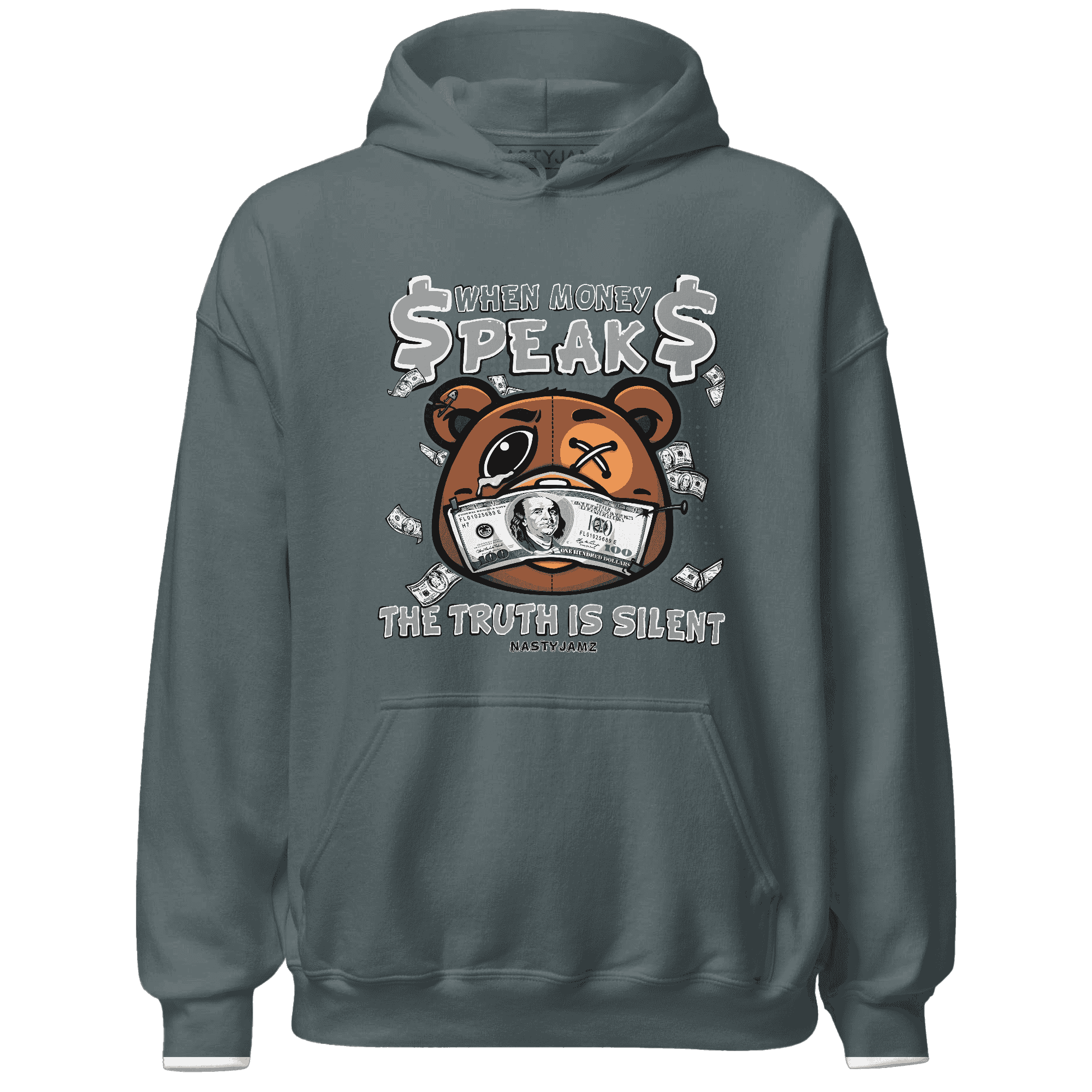 Paris Olympicsss 4s Hoodie Match BER Money Speaks Truth Silent - NastyJamz