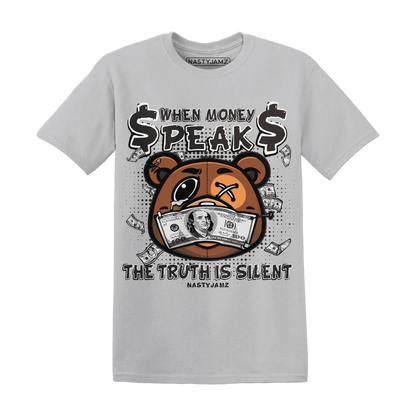 White-Thunder-4s-T-Shirt-Match-BER-Money-Speaks-Truth-Silent