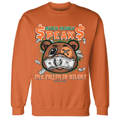 MAM Hurricanes 5s Sweatshirt Match BER Money Speaks Truth Silent - NastyJamz