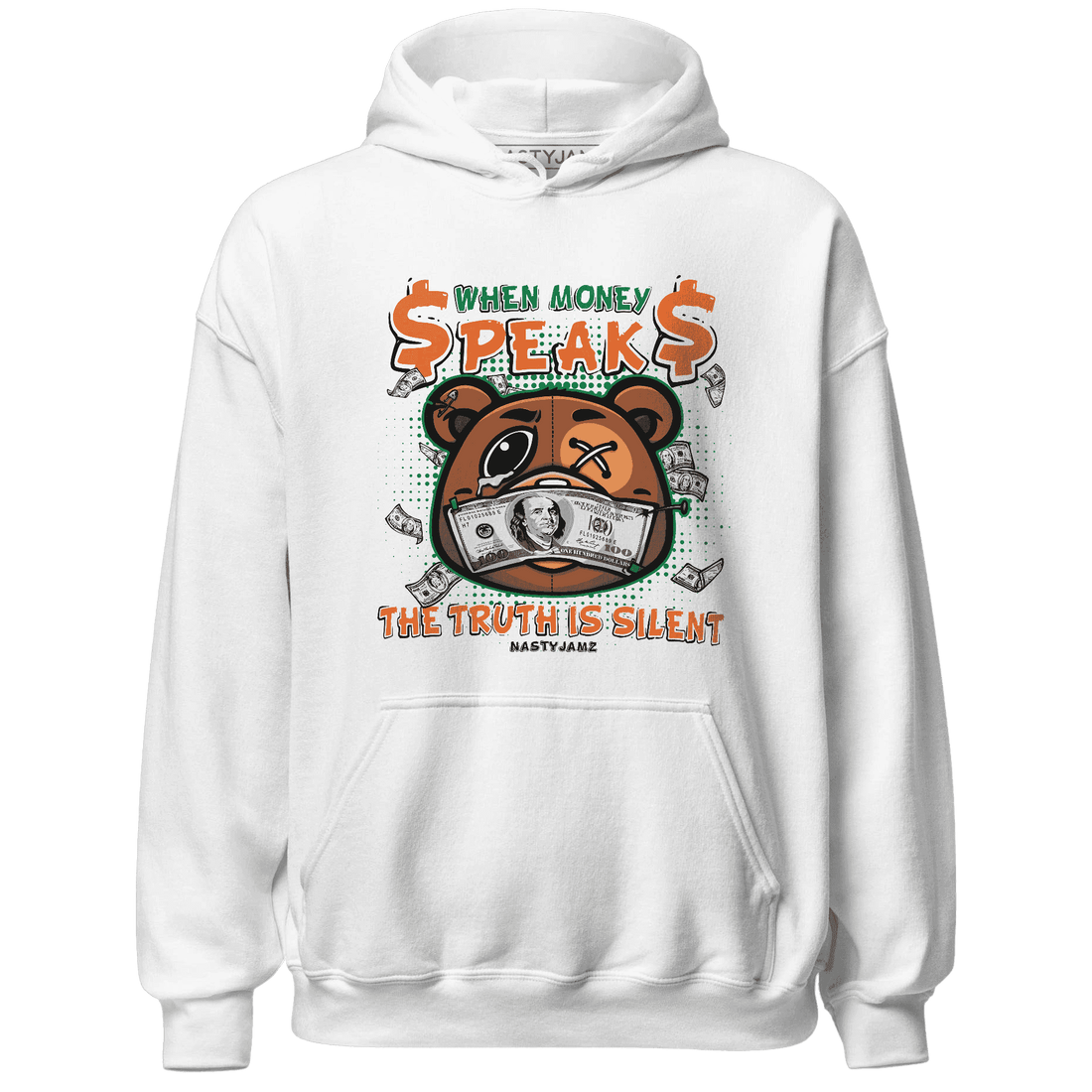 MAM Hurricanes 5s Hoodie Match BER Money Speaks Truth Silent - NastyJamz