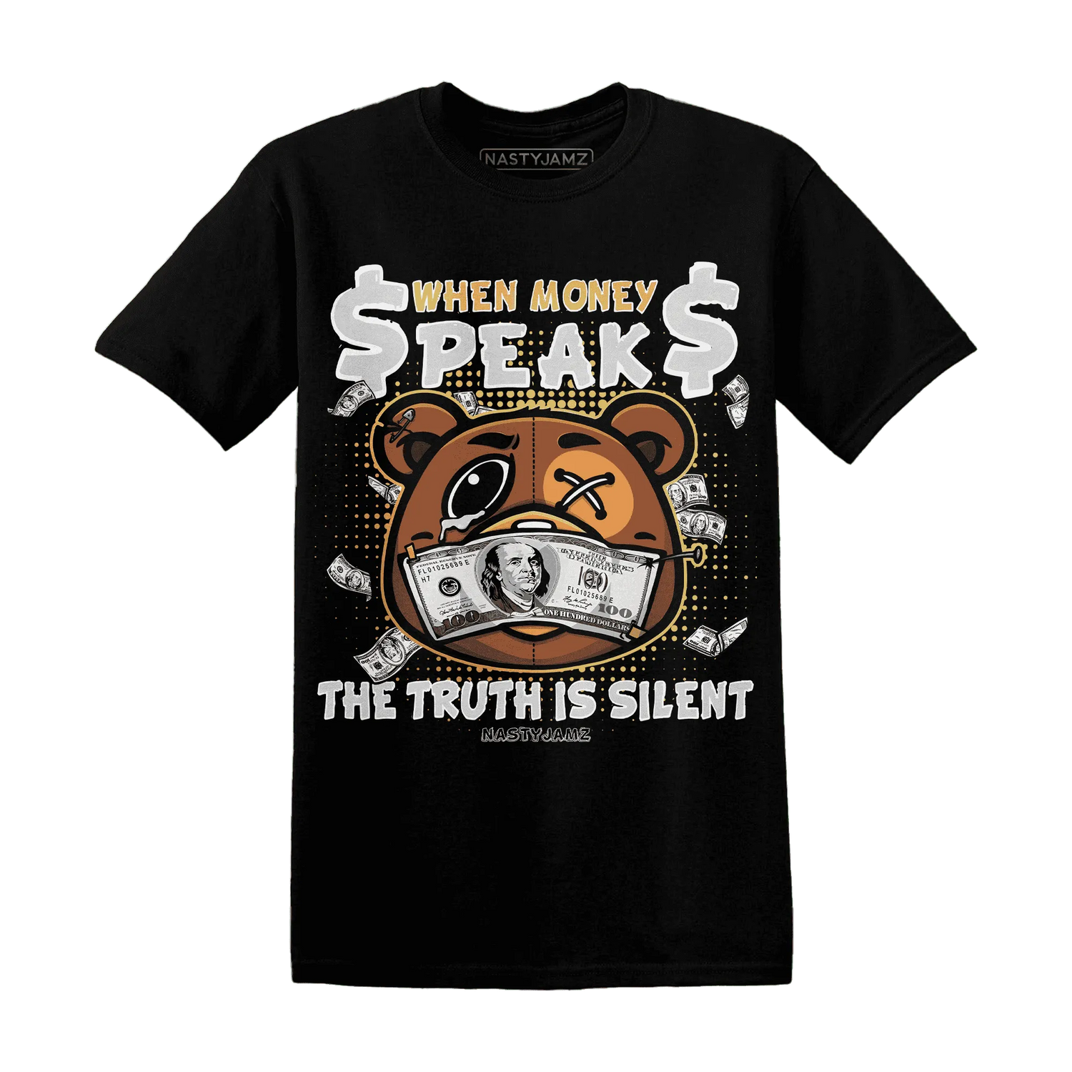 Paris-Olympicsss-6s-T-Shirt-Match-BER-Money-Speaks-Truth-Silent